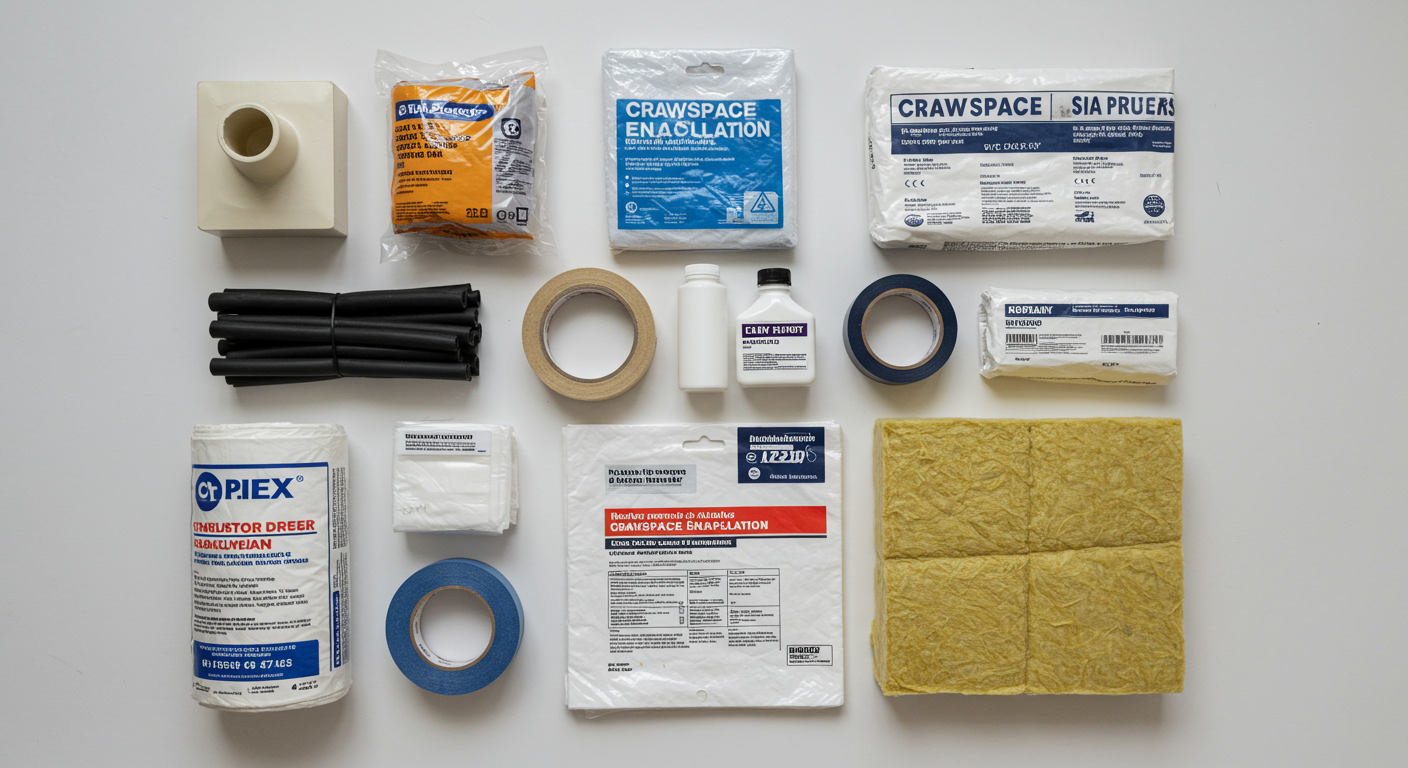 Essential Materials for Crawlspace Encapsulation
