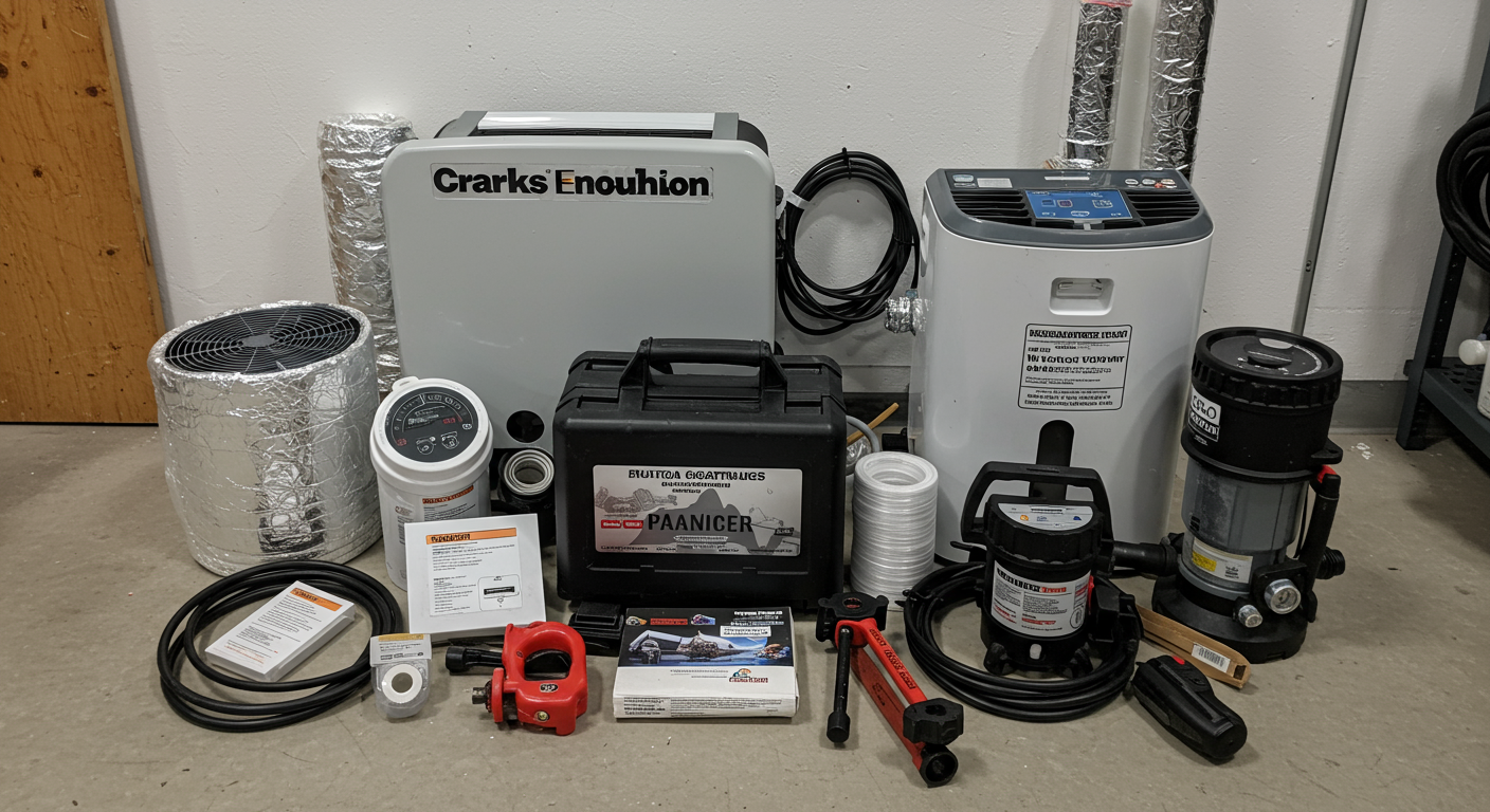 Crawlspace Encapsulation Tools and Materials