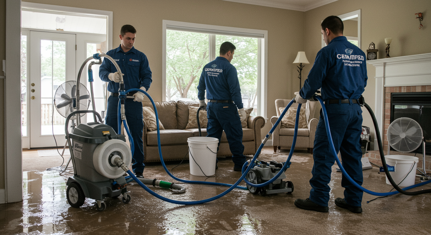 Professional water extraction team in Nampa, ID