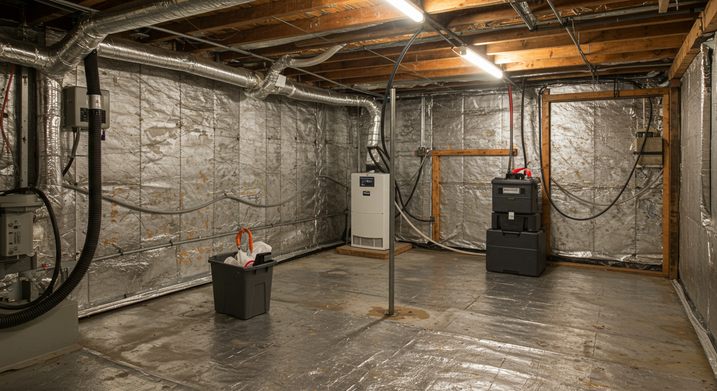 Crawl Space Moisture Control