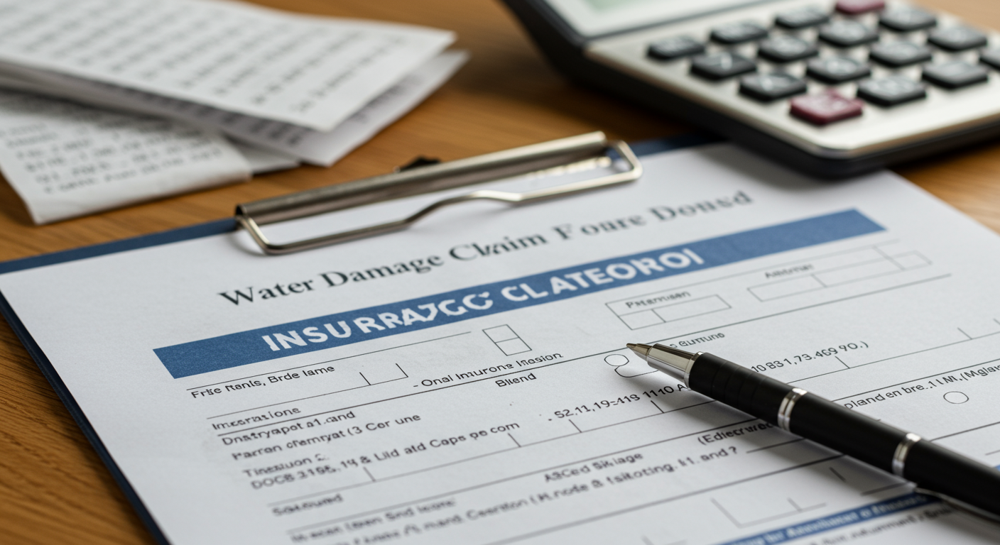 Water Damage Insurance Claim